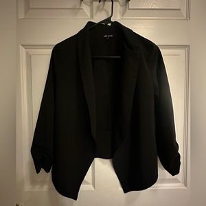 Black thin blazer